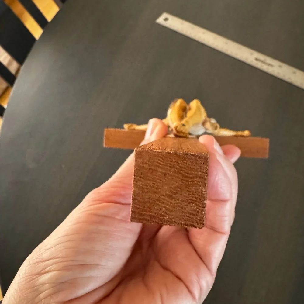 Vintage Fontanini Wall Crucifix Wood Cross Genuine Fontanini Corpus 12” Vtg Jesu - Picture 13 of 13